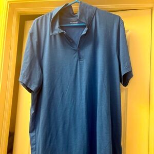 J. Crew Men’s Performance Polo Shirt, size xxl pretty blue